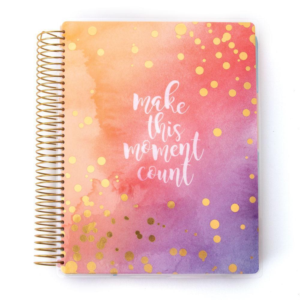 Make This Moment Count watercolour weekly planner
