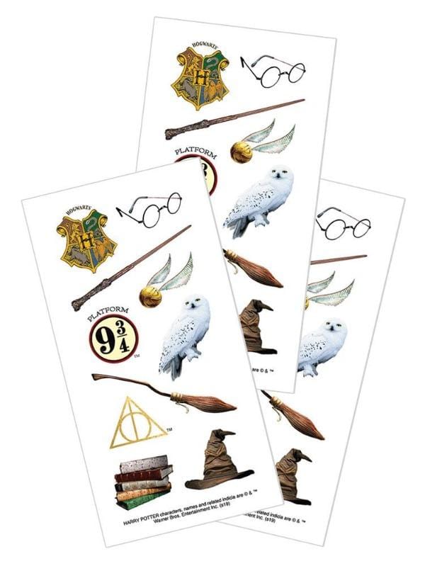 Officially licensed Harry Potter icon sticker sheets